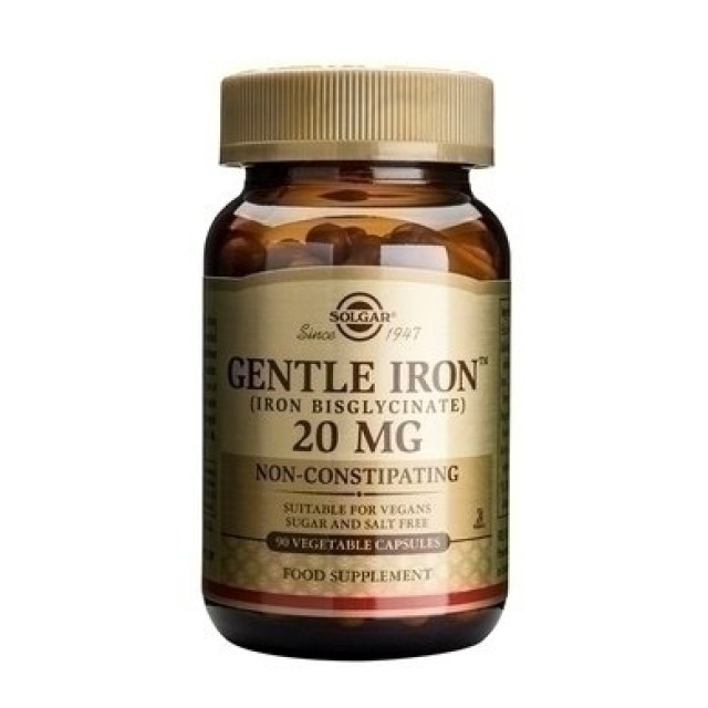 Solgar Gentle Iron 20mg 180vcaps