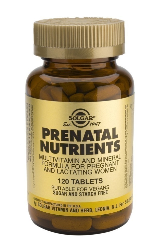 Solgar Prenatal Nutrients 120tabs