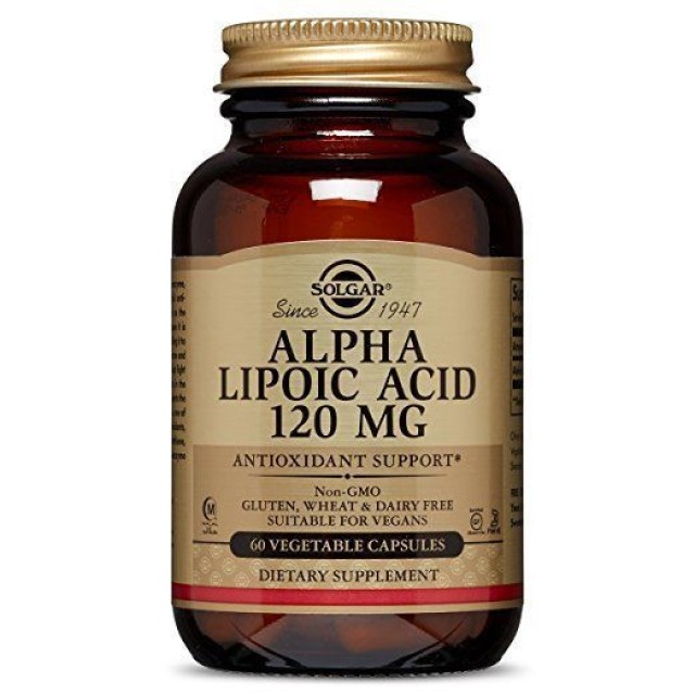 Solgar Alpha Lipoic Acid 120mg 60vcaps