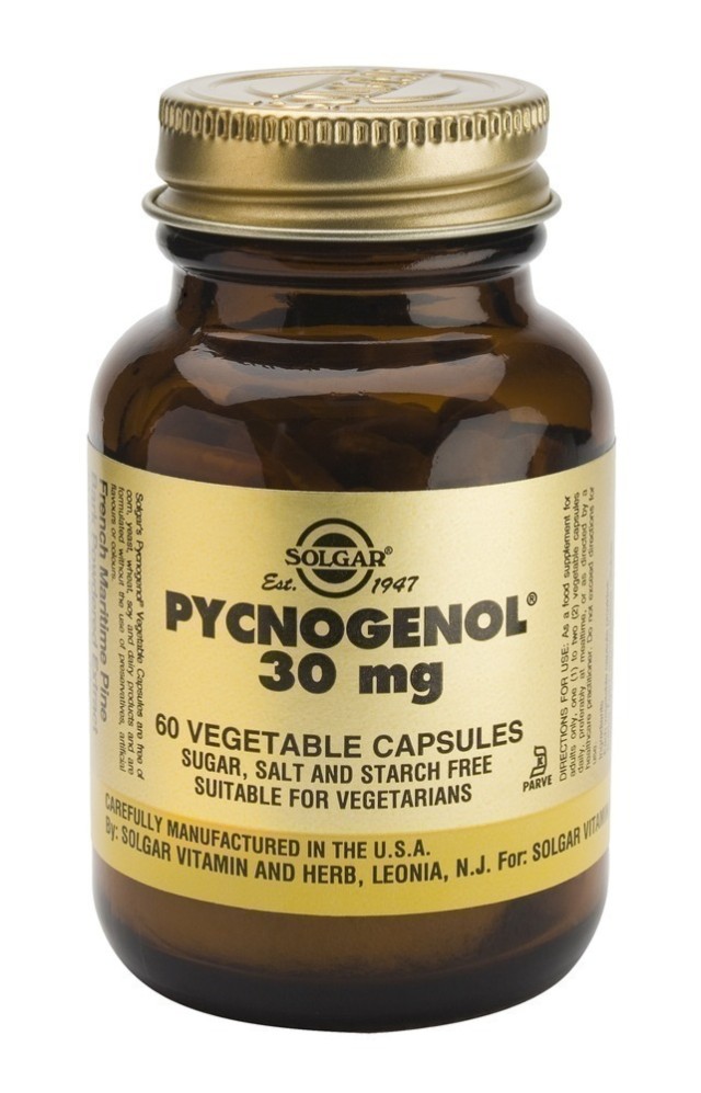 Solgar Pycnogenol 30mg 60 φυτικές κάψουλες