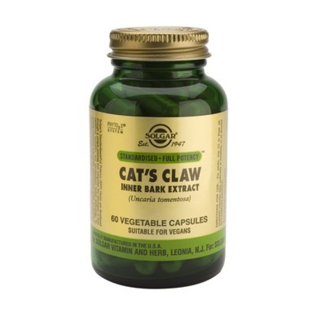 Solgar Cats Claw Inner Bark Extract 60vcaps