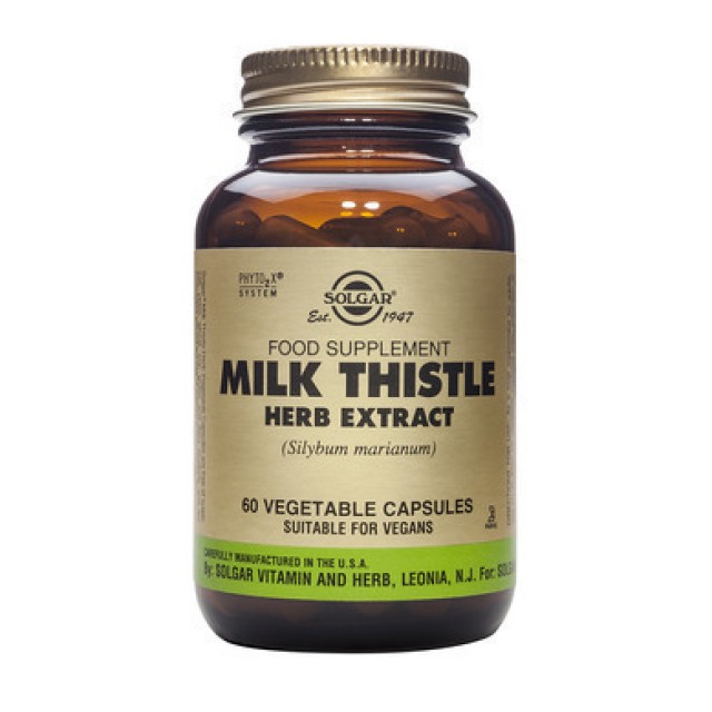 Solgar Milk Thistle Herb Extract 60vcaps
