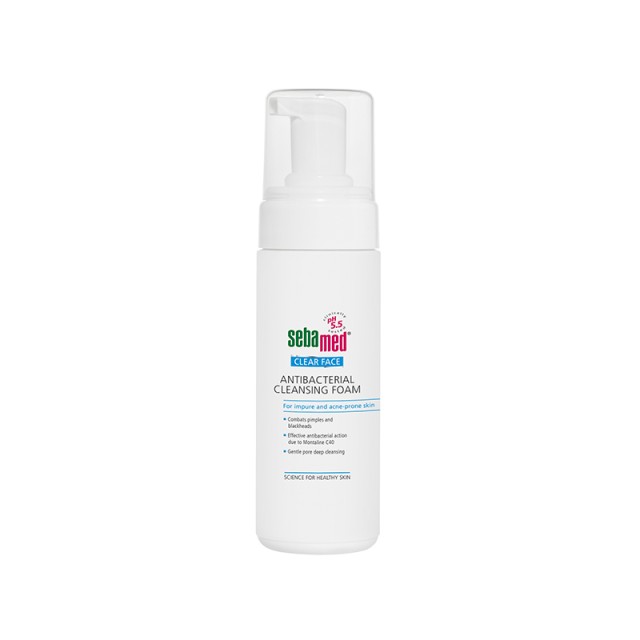 SEBAMED CLEAR FACE ANTIBACTERIAL CLEANSING FOAM 150ml