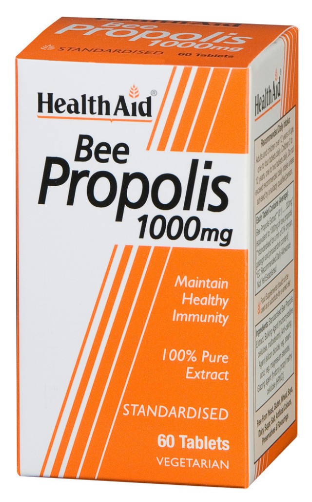 Health Aid Bee Propolis 1000mg 60tabs