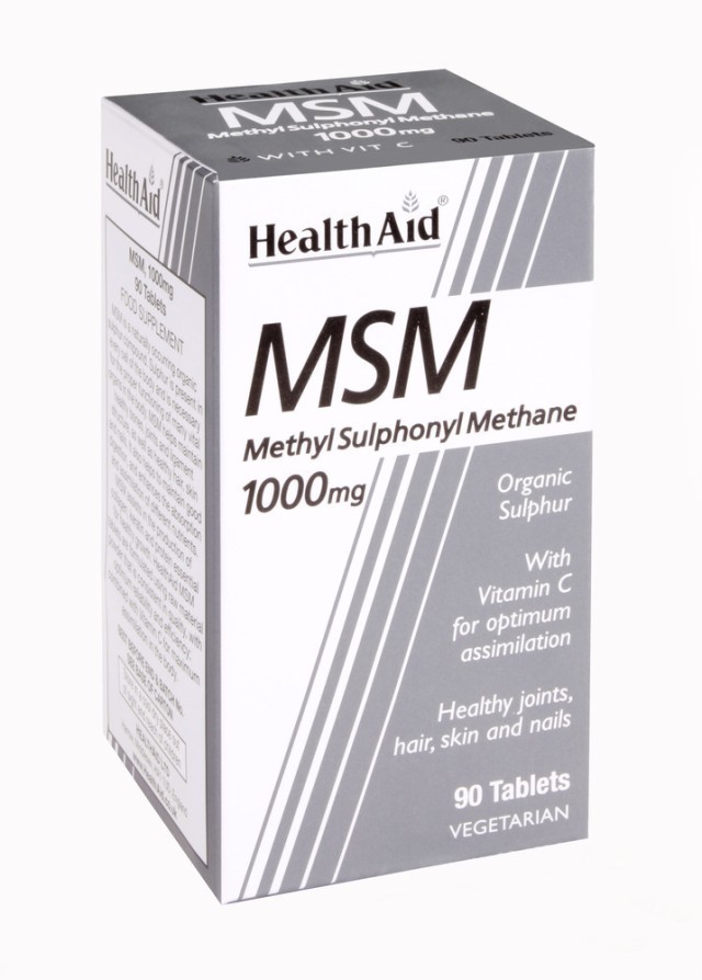 Health Aid MSM 1000mg 90Vtabs