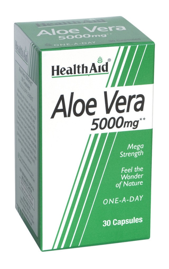 Health Aid Fresh Aloe Vera 5000mg 30caps