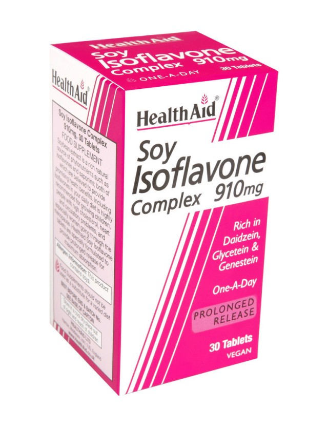 Health Aid Soy Isoflavones Complex 910mg 30Vtabs