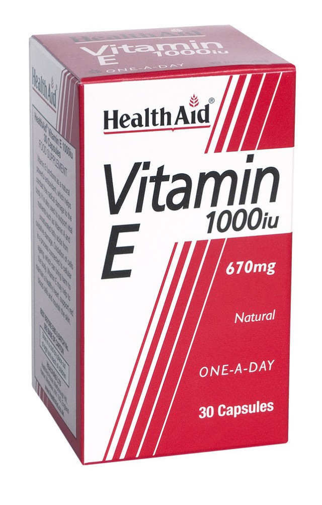Health Aid Vitamin E 1000i.u. 30caps