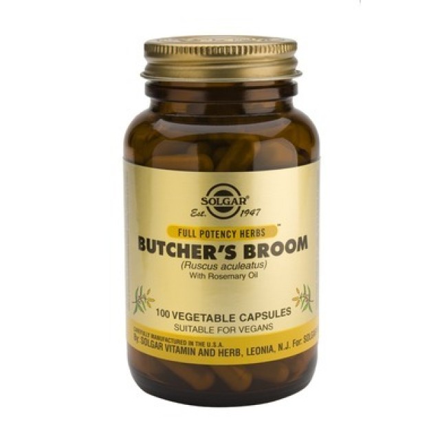 Solgar Butcher s Broom 520mg 100vcaps