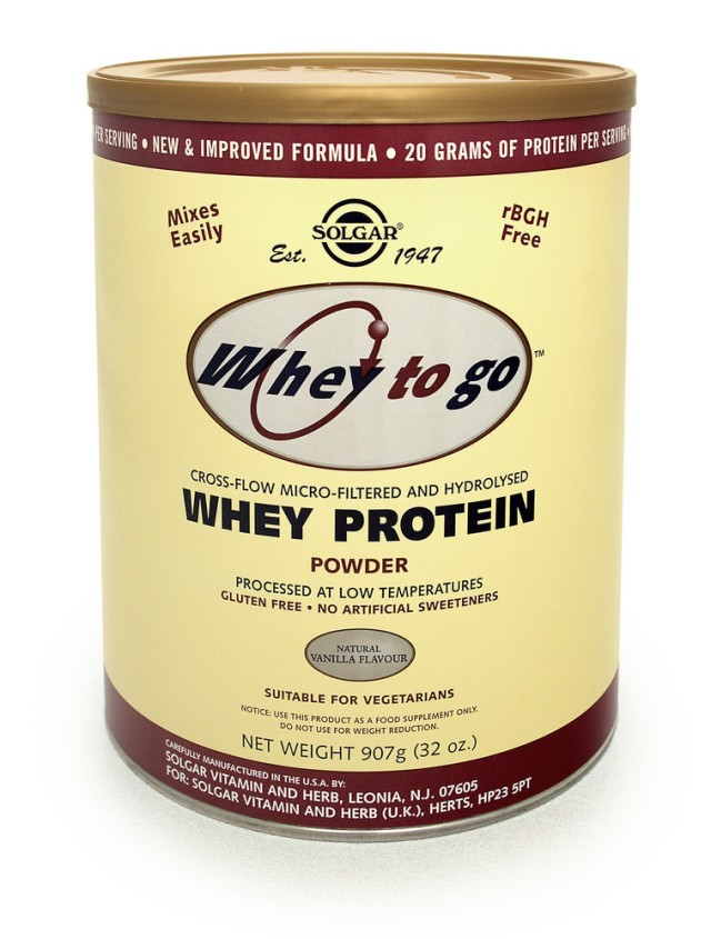 Solgar Whey to Go Protein Powder 907gr Βανίλια