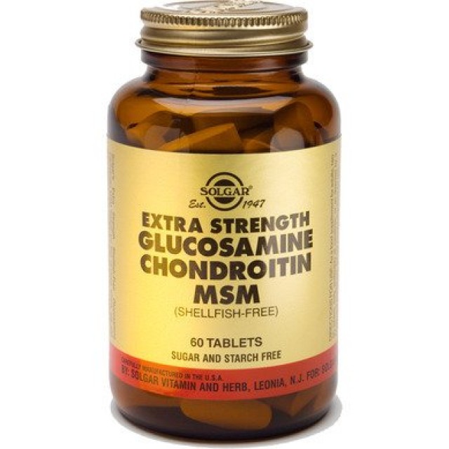 Solgar Extra Strenght Glucosamine-Chondroitin-MSM 60tabs