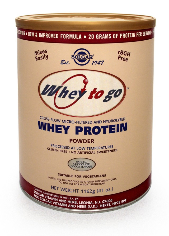 Solgar Whey to Go Protein Powder Chocolate 1162gr