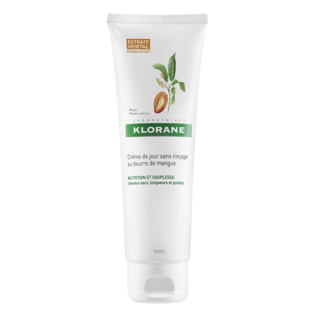 Klorane Mangue Creme De Jour Κρέμα Leave-in Με Μάνγκο Για Ξηρά Μαλλιά 125ml