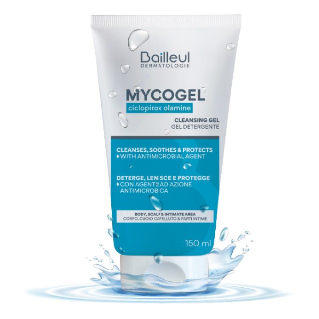 Mycogel Cleansing Gel, Αντισηπτικό Καθαριστικό Προσώπου & Σώματος 150ml.