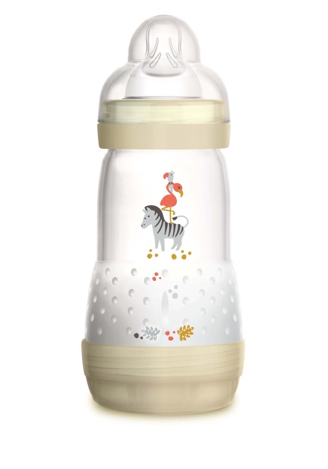 Mam Easy Start Anti Colic Με Θηλή Σιλικόνης 2+ Μπεζ-Γκρι 260ml