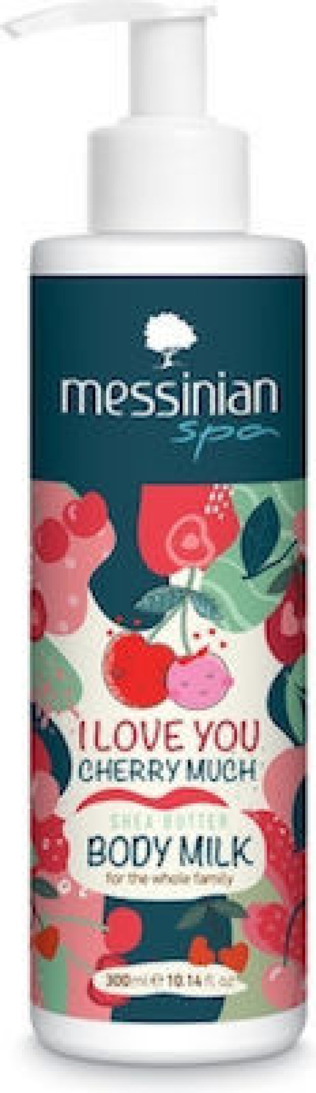 Messinian Spa I Love You Cherry Much Ενυδατική Κρέμα με Aloe Vera 300ml