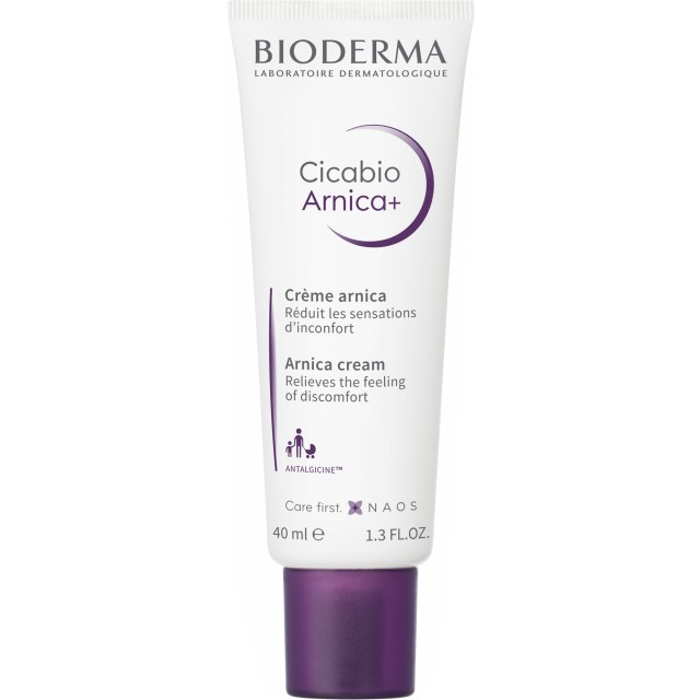 Bioderma Cicabio Arnica+ Cream, Κρέμα Άρνικα για Μώλωπες Χτυπήματα Οιδήματα 40ml