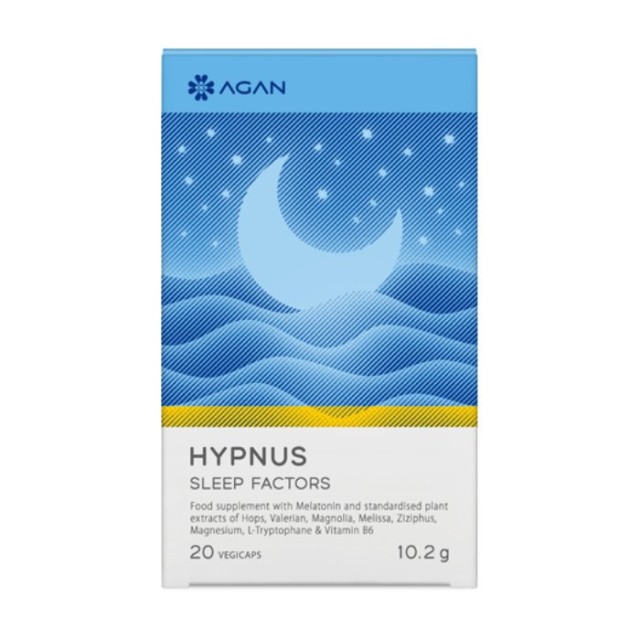 AGAN HYPNUS SLEEP FACTORS 20vcaps	