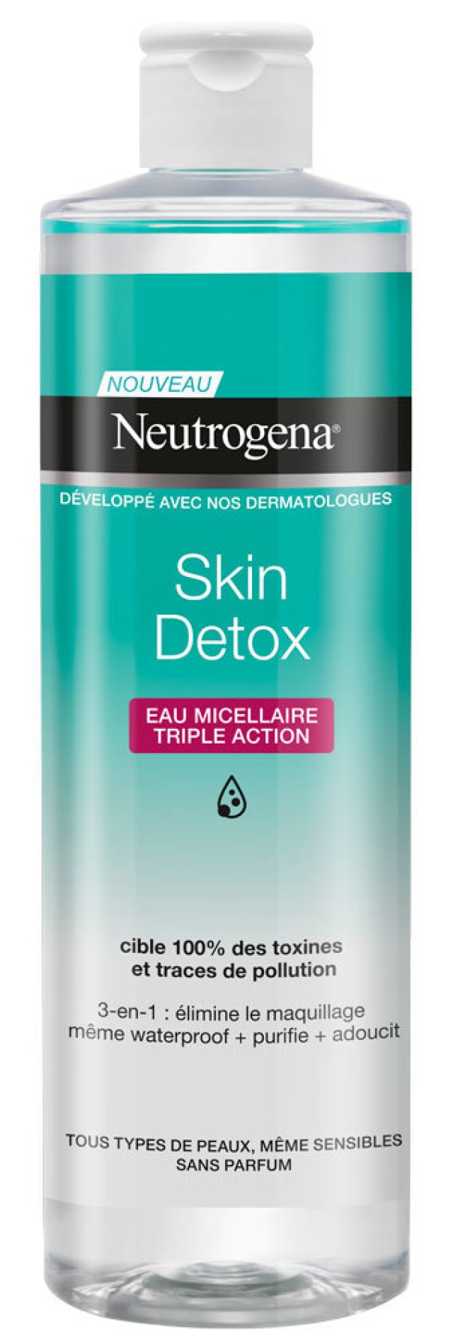 NEUTROGENA SKIN DETOX TRIPLE ACTION MICELLAR WATER 400ml