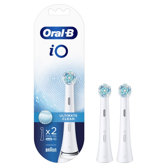 Oral B Ανταλλακτιικά Βουρτσάκια Ultimate Clean Λευκά 2τμχ