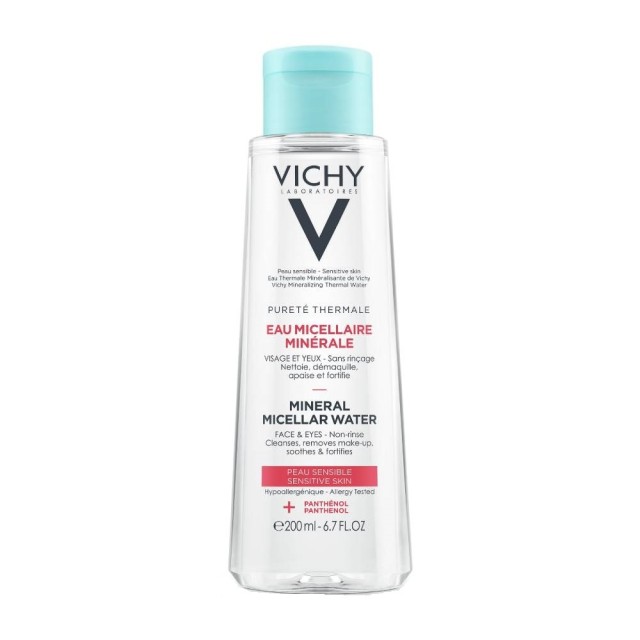 Vichy Purete Thermale Mineral Micellar Water Νερό Micellaire Με Μεταλλικά Στοιχεία Για Πρόσωπο & Μάτια Για Ευαίσθητες Επιδερμίδες 200ml