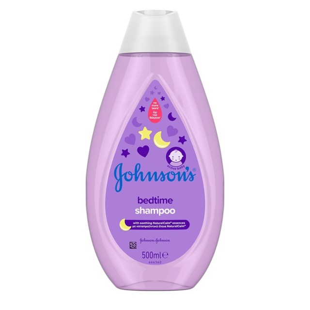 JOHNSONS BEDTIME SHAMPOO 500ml