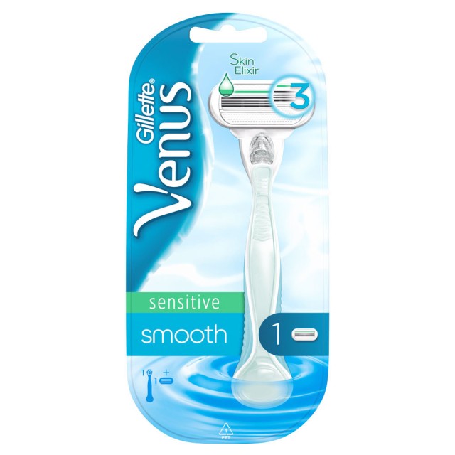 GILLETTE VENUS SMOOTH SENSITIVE ΜΗΧΑΝΗ + 1 ΑΝΤΑΛΛΑΚΤΙΚΟ