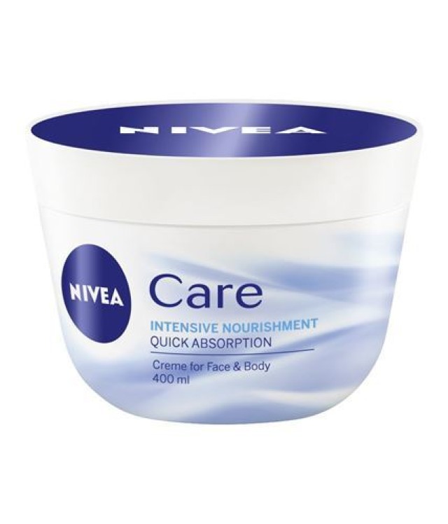 Nivea Care Nourishing Cream 24ωρη Ενυδατική & Θρεπτική Κρέμα Για Πρόσωπο & Σώμα 400ml