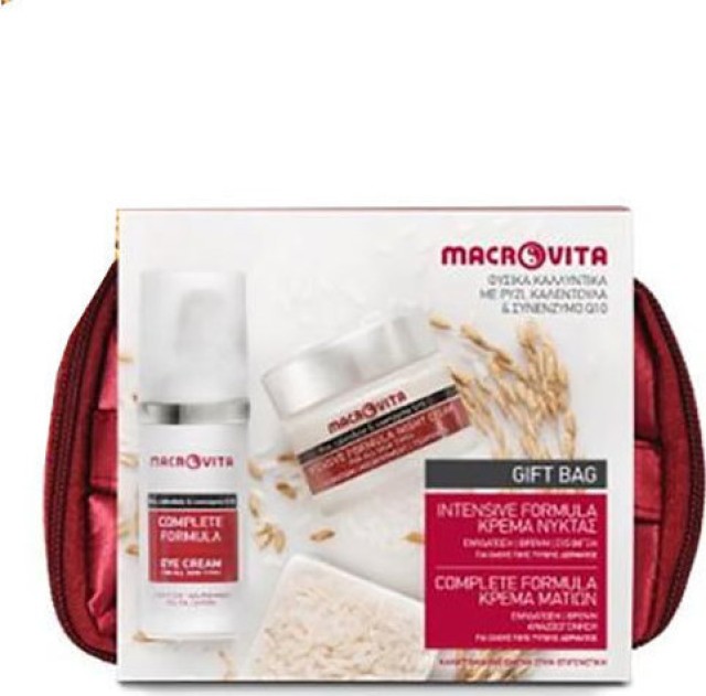 Macrovita Gift Bag Intensive Formula Night Cream 40ml + Δώρο Complete Formula Eye Cream 30ml