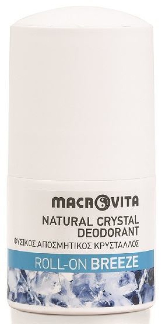 Macrovita Φυσικός Αποσμητικός Κρύσταλλος Roll On Breeze 50ml