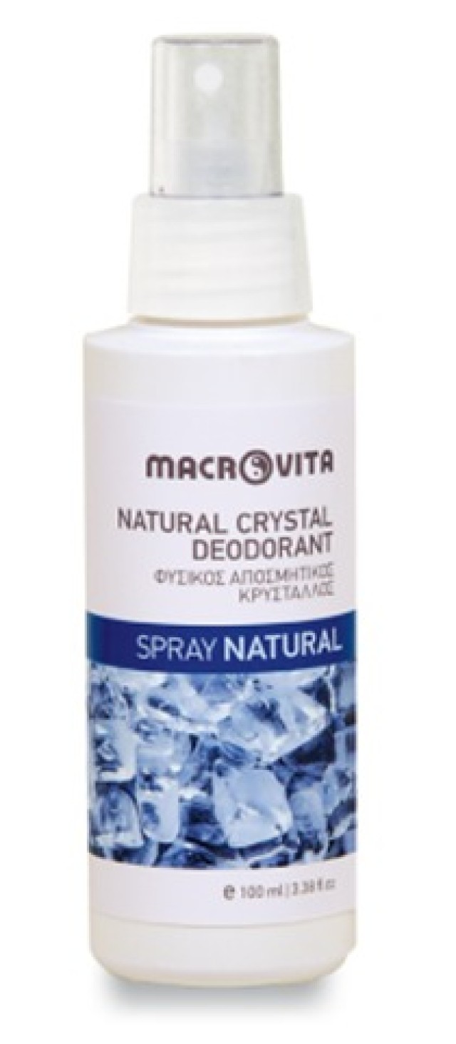 Macrovita Φυσικός Αποσμητικός Κρύσταλλος Spray Natural 100ml