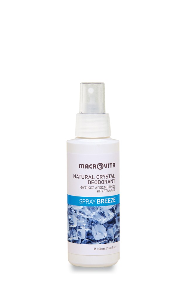 Macrovita Φυσικός Αποσμητικός Κρύσταλλος Spray Breeze 100ml