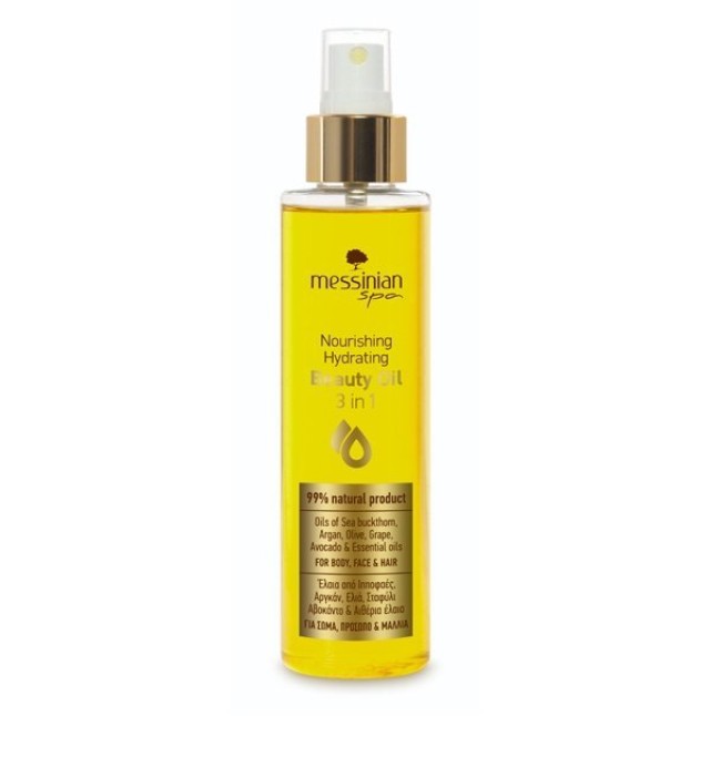 Messinian Spa Nourishing Hydrating Beauty Oil 3 In 1 170ml