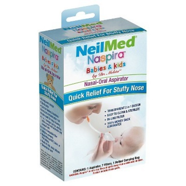 GETREMED NEILMED NASPIRA BABIES & KIDS 1 συσκευή & 7φίλτρα