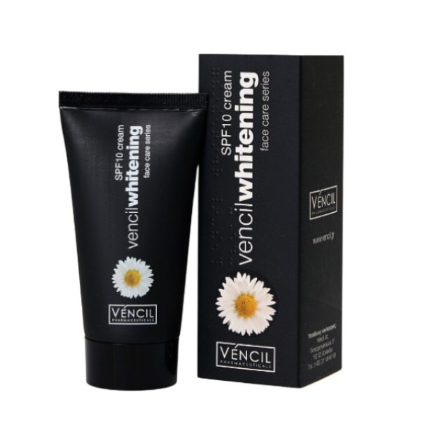 Vencil Whitening Cream Λευκαντική Κρέμα Προσώπου SPF10, 50ml