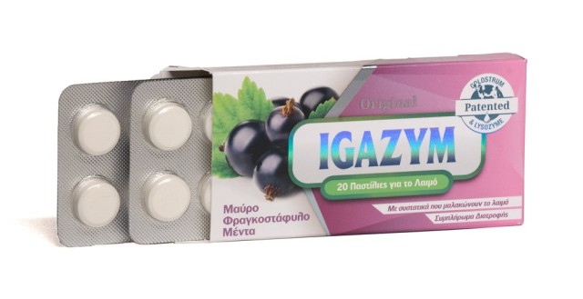 ILS IGAZYM BLACK CURRANT & MINT 20 παστίλιες