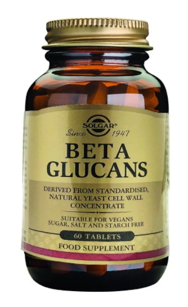 Solgar Beta Glucans 60 ταμπλέτες