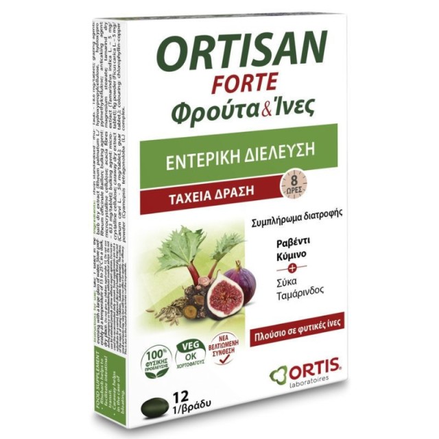 ORTIS ORTISAN FORTE FRUITS & FIBRES 12tabs