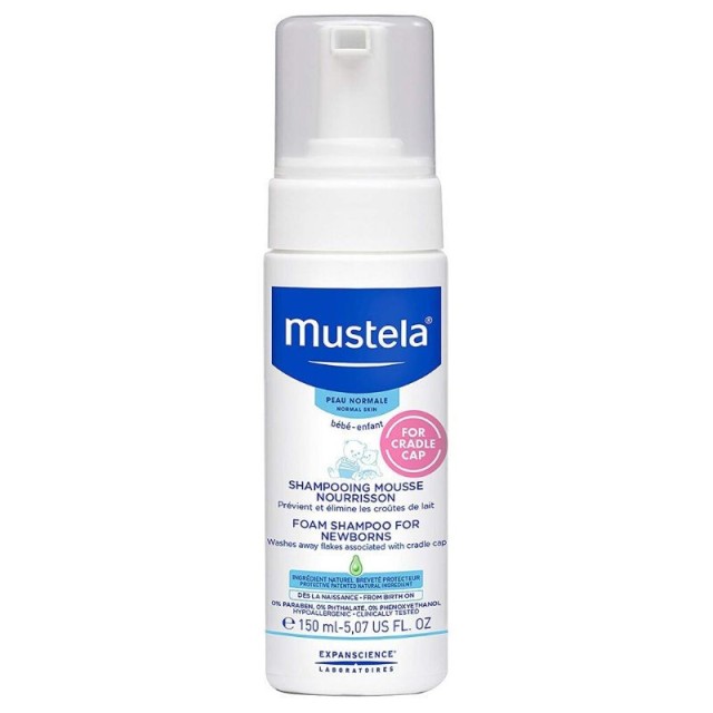 MUSTELA ΣΑΜΠΟΥΑΝ ΣΕ ΜΟΡΦΗ ΑΦΡΟΥ ΓΙΑ ΤΗ ΝΙΝΙΔΑ 150ml