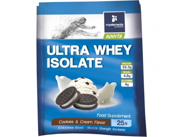 MY ELEMENTS ULTRA WHEY ISOLATE COOKIES & CREAM 1x25gr