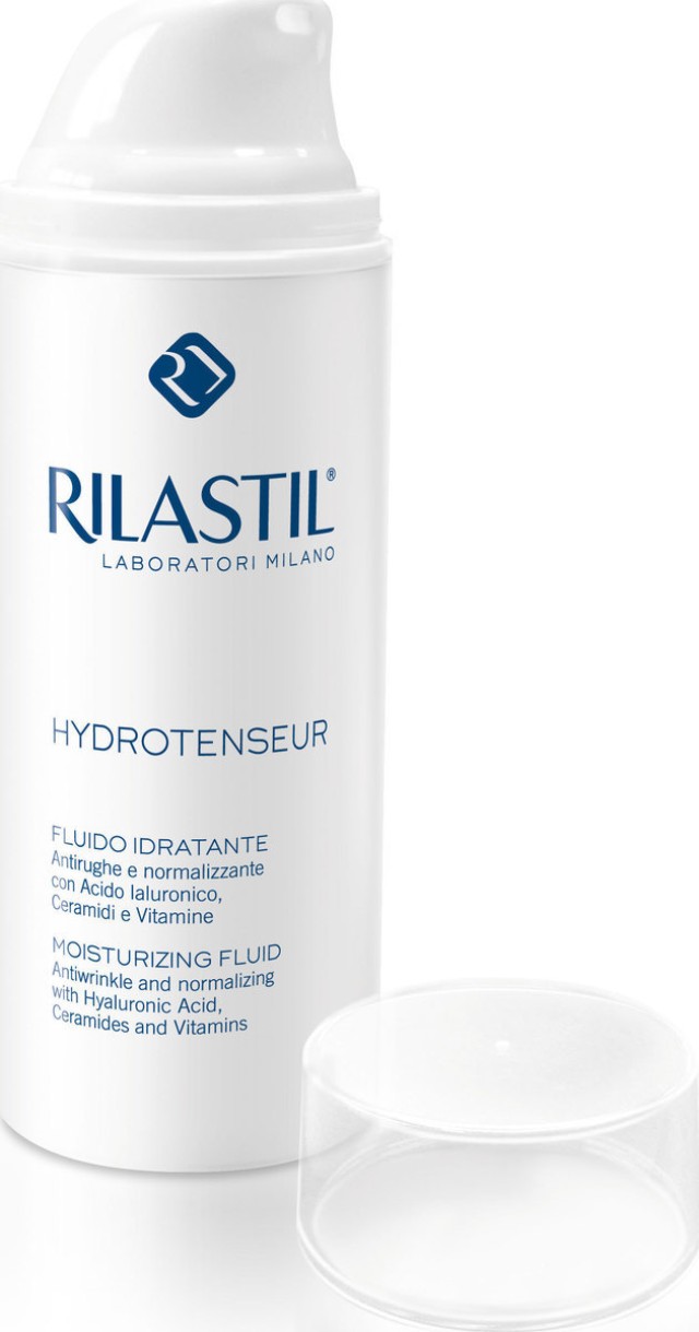 Rilastil Hydrotenseur Moisturizing Fluid Ενυδατική Κρέμα Προσώπου Με Αντιρυτιδική Δράση Για Κανονικές & Μικτές Επιδερμίδες 50ml