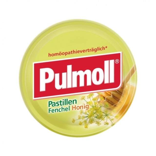 Pulomoll Παστίλιες Με Μέλι & Μάραθο 75gr