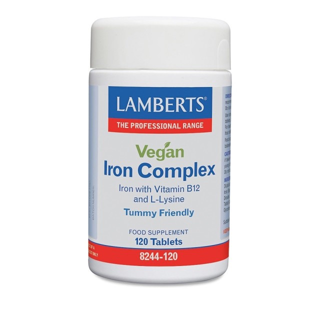 Lamberts Vegan Iron Complex 120 κάψουλες