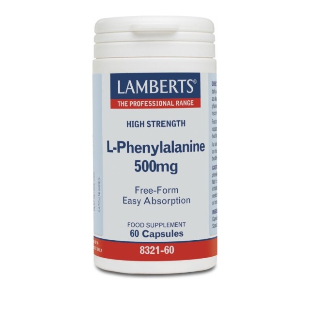 Lamberts L-Phenylalanine 500mg 60 κάψουλες