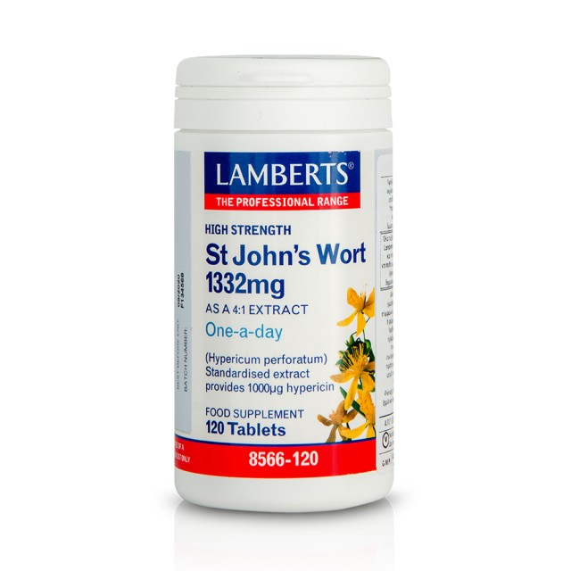 Lamberts High Strength St Johns Wort 1332mg 120 ταμπλέτες