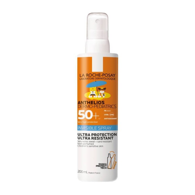 La Roche Posay Anthelios Dermo-pediatrics Shaka Spray Ultra Protection SPF50+ Παιδικό Αντηλιακό Σπρέι Υψηλής Προστασίας 200ml