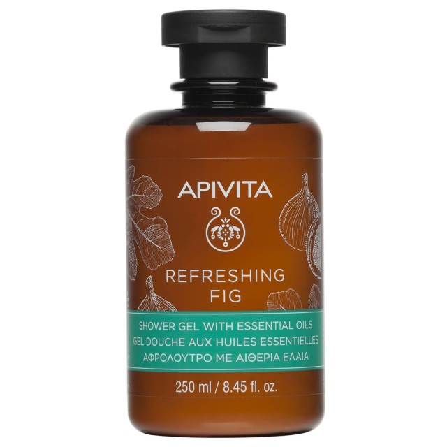 Apivita Refreshing Fig Shower Gel Αφρόλουτρο Με Σύκο & Αιθέρια Έλαια 250ml