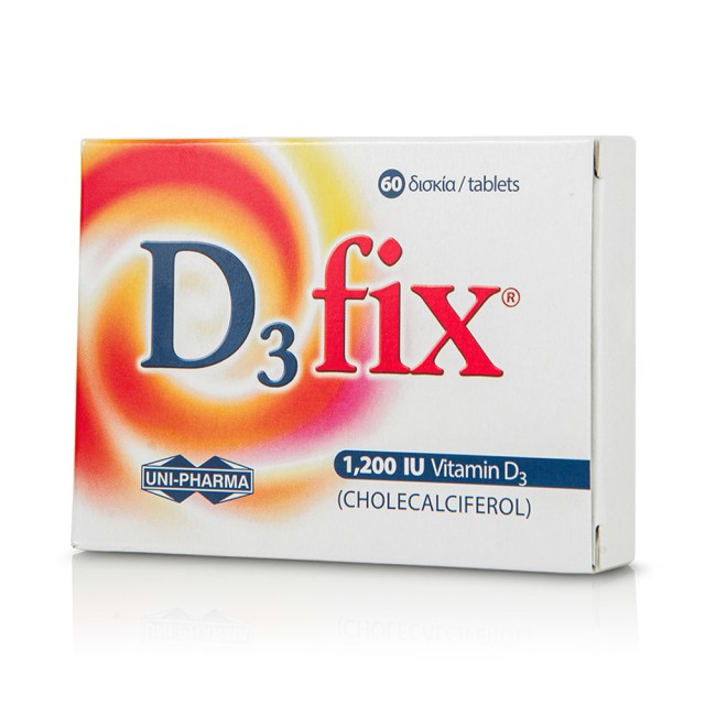 UNIPHARMA D3 FIX 1200iu 60tabs