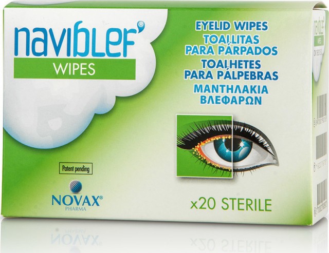 NOVAX PHARMA NAVIBLEF EYELID WIPES 20μαντηλάκια