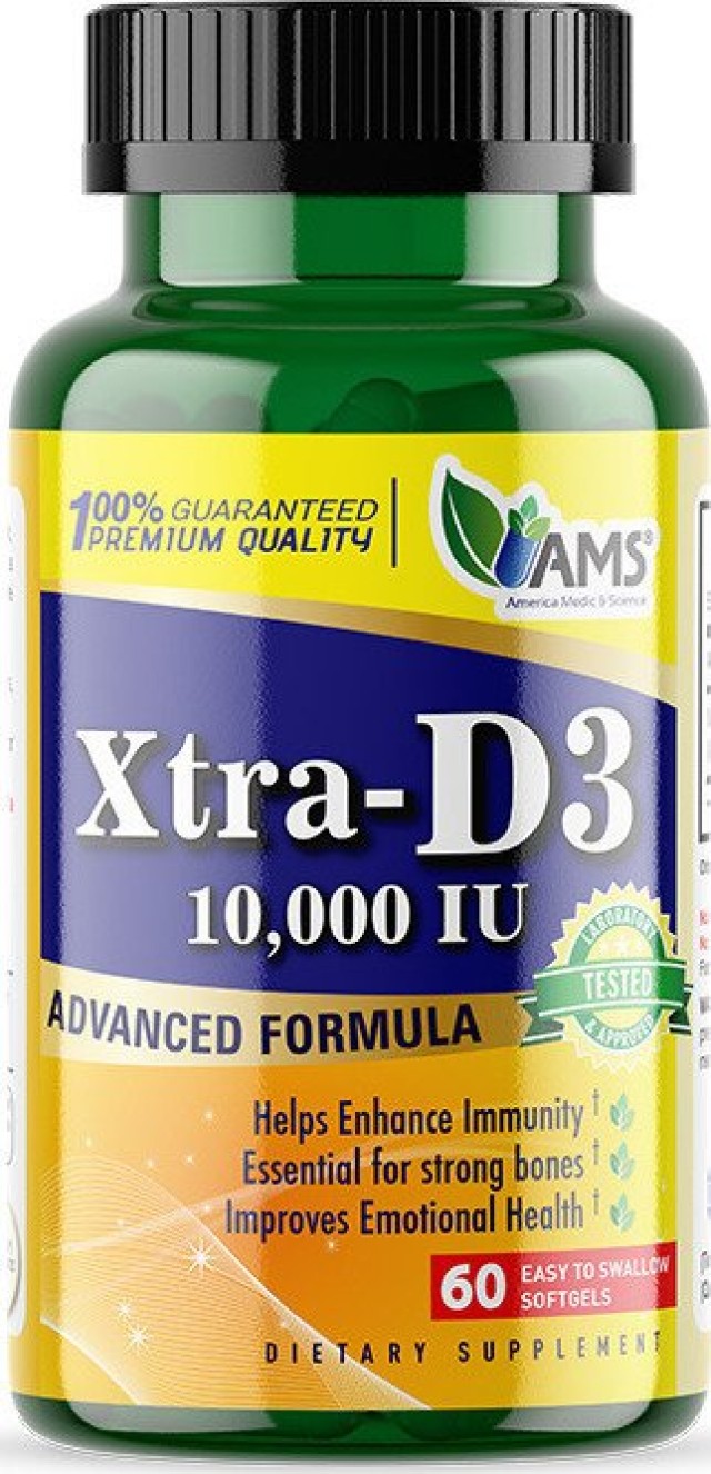 Ams Vitamin Xtra-D3 10000iu 60caps